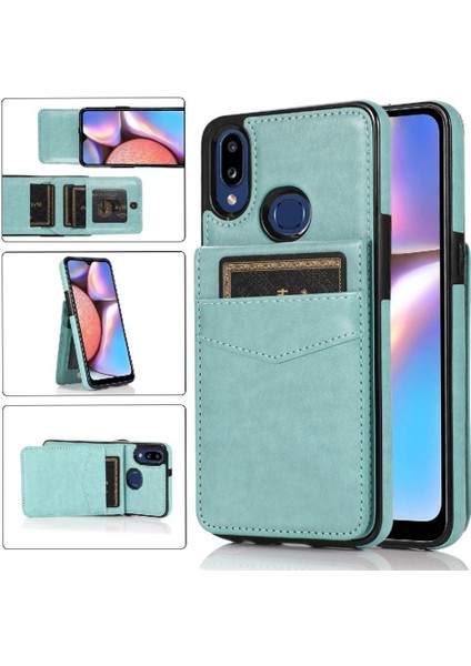 Samsung Galaxy A40 Kart Tutucu Kılıf Cüzdan Manyetik Toka ile Uyumlu (Yurt Dışından)