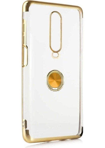 Xiaomi Redmi K30 Uyumlu Kılıf Gess Silikon, Gold