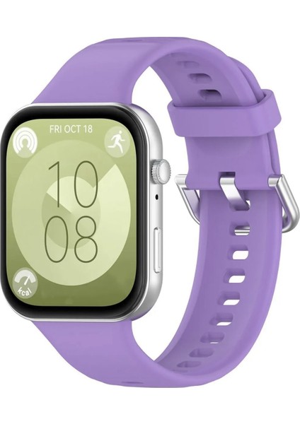 Huawei Watch Fit 3 / Fit 4 / Fit 4 PRO ile Uyumlu Kordon Jel Silikon Tokalı Kayış fiyatları