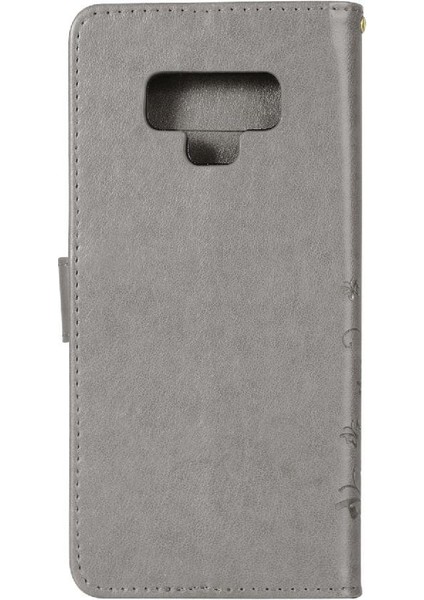 Samsung Galaxy Not 9 Bilek Kayışı Için Filp Durumda Kart Tutucu Kickstand Pu (Yurt Dışından)