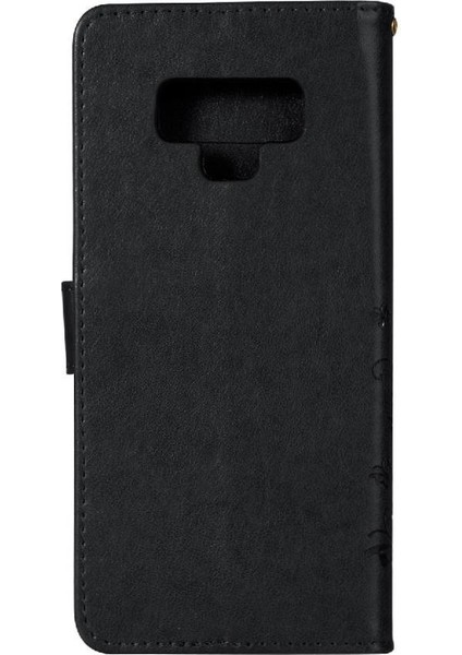 Samsung Galaxy Not 9 Bilek Kayışı Için Filp Durumda Kart Tutucu Kickstand Pu (Yurt Dışından)
