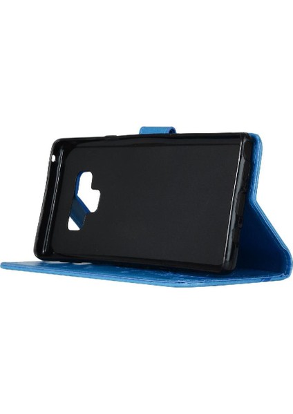 Samsung Galaxy Not 9 Bilek Kayışı Için Filp Durumda Kart Tutucu Kickstand Pu (Yurt Dışından)