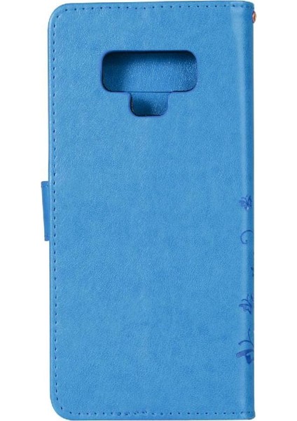 Samsung Galaxy Not 9 Bilek Kayışı Için Filp Durumda Kart Tutucu Kickstand Pu (Yurt Dışından)
