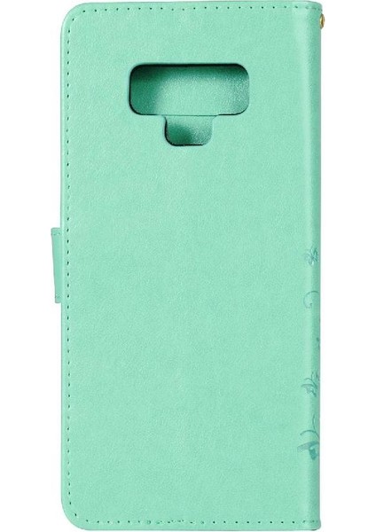 Samsung Galaxy Not 9 Bilek Kayışı Için Filp Durumda Kart Tutucu Kickstand Pu (Yurt Dışından)