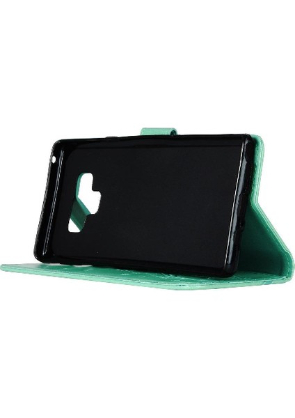 Samsung Galaxy Not 9 Bilek Kayışı Için Filp Durumda Kart Tutucu Kickstand Pu (Yurt Dışından)