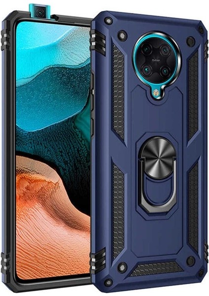 Enci Store Xiaomi Redmi K30 Pro Uyumlu Kılıf Vega Kapak, Mavi