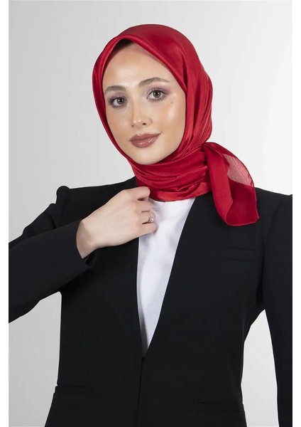 Janjan Trend Parlak Saten Dokulu Abiye Şifon Işıl Şal 185 x 70 SAL2315