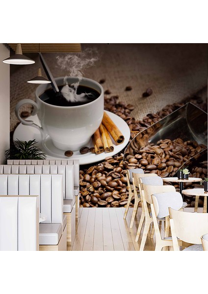 Fincan ve Kahve Çekirdeği Temalı Cafe fiyatları