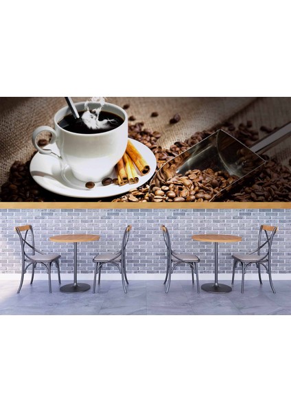 Fincan ve Kahve Çekirdeği Temalı Cafe fırsatları