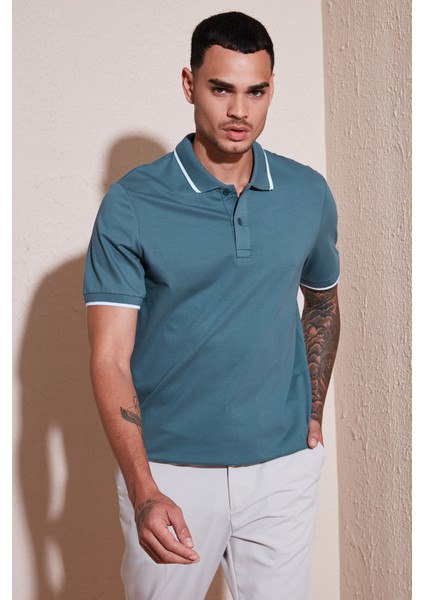 Pamuklu Regular Fit Polo Yaka T Shirt Erkek Polo Yaka T Shirt 5902063 modelleri
