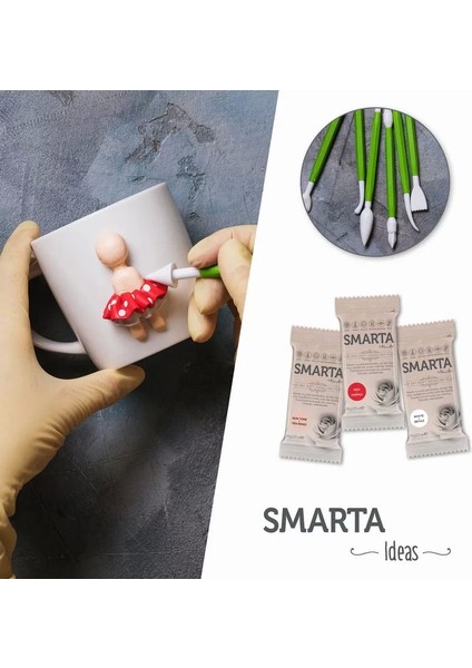 Hava Ile Kuruyan Modelleme Hamuru 17 Bordo 100GR