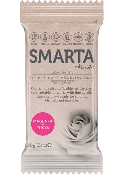 Hava Ile Kuruyan Modelleme Hamuru 10 Fuşya 100GR