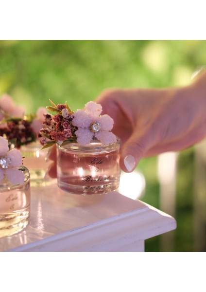 10 Adet Sakura Nikah Hediyeliği Kolonya Şişesi