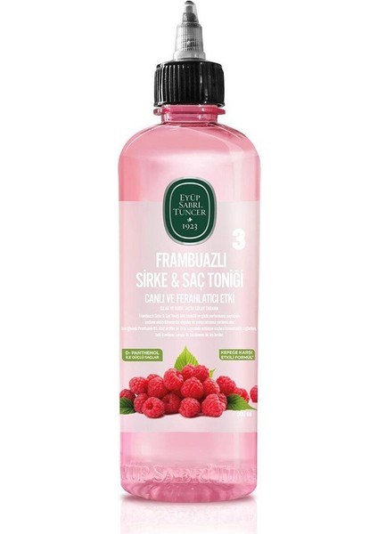 Frambuazlı Sirke & Saç Toniği 500 ml 3 Adet