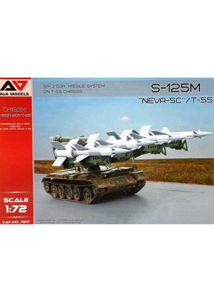 AAM7217 1/72 Sa-3 Goa T-55 Mobil Hava Savunma Sistemi Plastik Model Kiti
