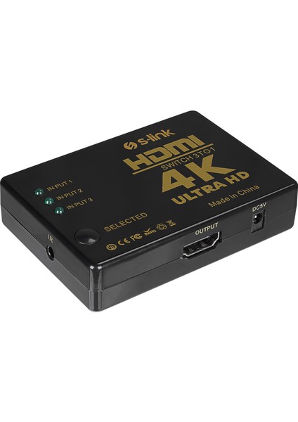 SL-HSW73 HDMI 3in1 Otomatik 3li Metal Switch