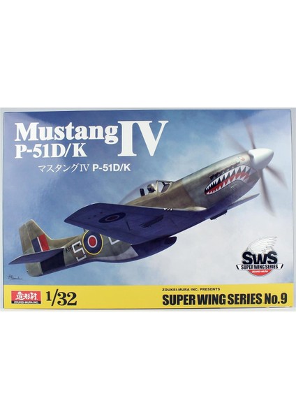09 1/32 Ölçek, Mustang Iv Savaş Uçağı, Plastik Model Kiti