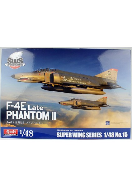 48-15 1/48 Ölçek, F-4e Late Phantom Iı Savaş Uçağı, Plastik Model Kiti