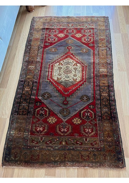 117X208 cm El Dokuma Dekoratif Türk Kilim Oturma Odası Için Yün Kilim