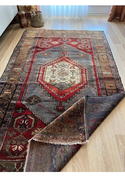 117X208 cm El Dokuma Dekoratif Türk Kilim Oturma Odası Için Yün Kilim