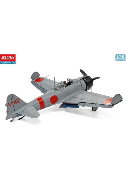 12352 1/48 Ölçek, Mitsubishi A6M2B Zero Fighter Model 21 Savaş Uçağı, Plastik Model Kiti