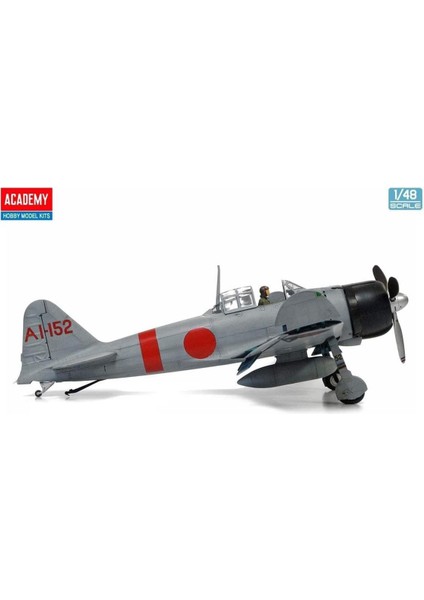 12352 1/48 Ölçek, Mitsubishi A6M2B Zero Fighter Model 21 Savaş Uçağı, Plastik Model Kiti