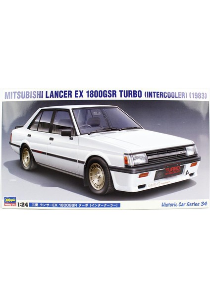 HC34 21134 1/24 Ölçek, Mitsubishi Lancer Ex 1800GSR Turbo (Intercooler), Otomobil Plastik Model Kiti