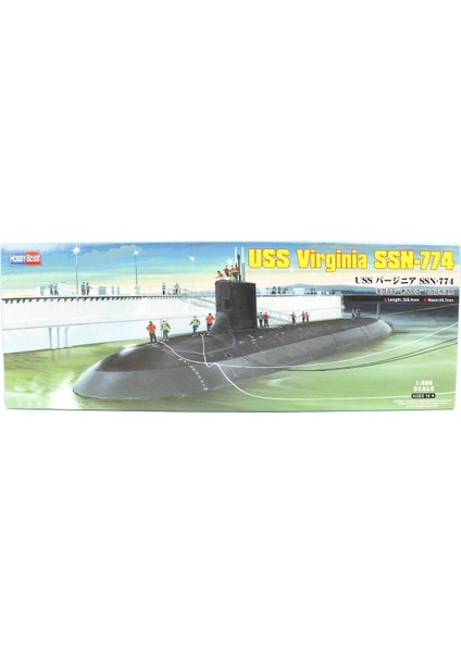 Hobbyboss 83513 1/350 Ölçek Virginia SSN-774, Denizaltı Plastik Model Kiti