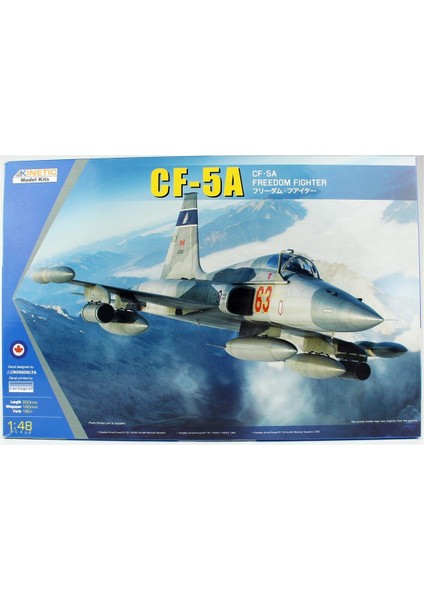 K48109 1/48 CF-5A Freedom Fighter Savaş Uçağı, Plastik Model Kiti