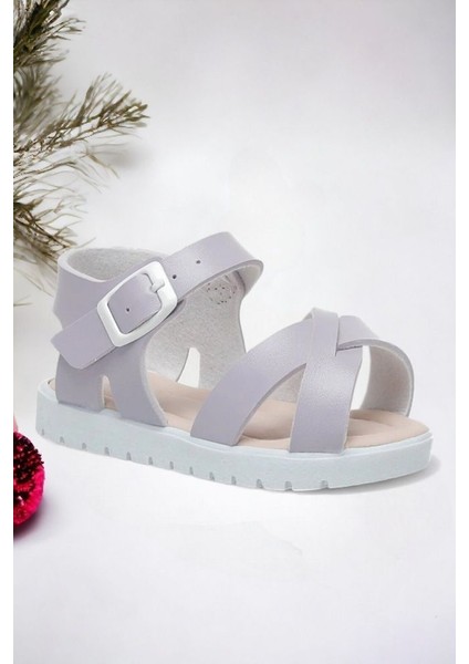 Lila Unisex Çocuk Sandalet