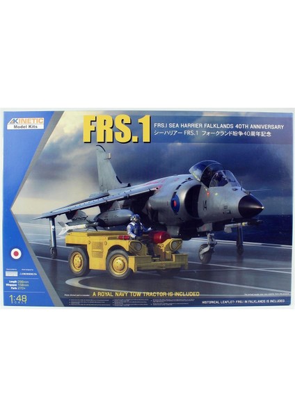 K48138 1/48 Frs.1 Sea Harrier ( Falklands 40TH Anniversary) Savaş Uçağı, Plastik Model Kiti