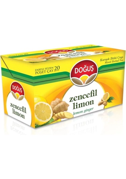 Bitki Çayı Zencefil Limon