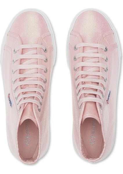 2708 Hı Top Lame Kadın Pembe Sneaker S4128DW-A0Q