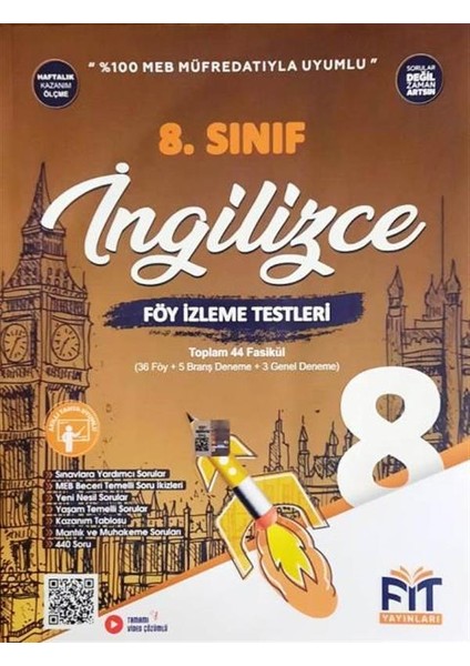 8. Sınıf İngilizce Föy İzleme Testleri