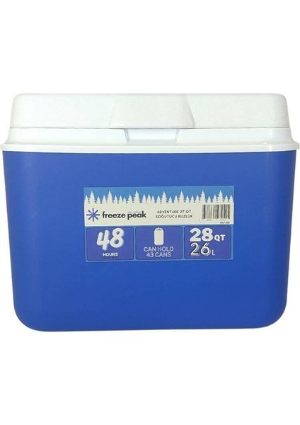 Adventure 28 Qt Soğutucu Buzluk 26 Litre