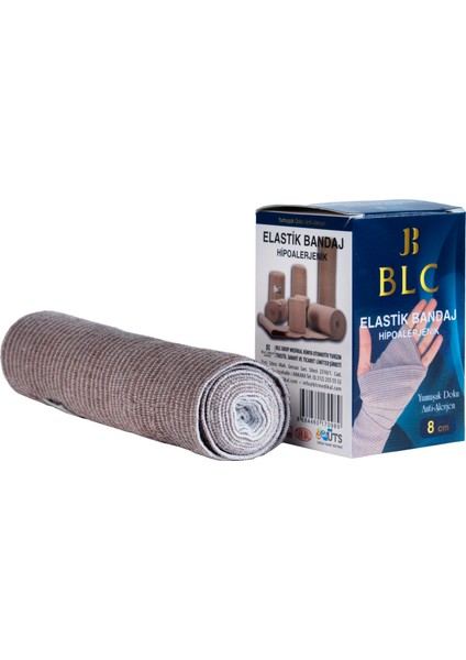 Blc Elastik Bandaj 8cm Yüksek Kalite Elastik Bandaj