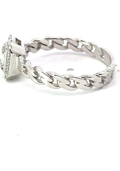 0,25 Ct 2,79 gr Örgü Kasa Baget Pırlanta Yüzük fiyatları