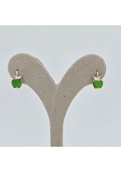 Çocuk Yeşil Elma Küpe Altın – KP00786 fiyatları