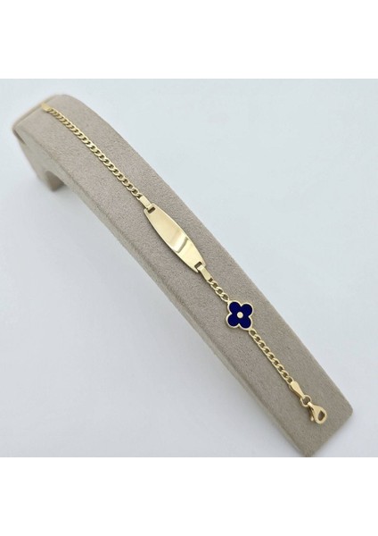 Çiçekli Çocuk Künye Altın – BLK0784 fiyatları