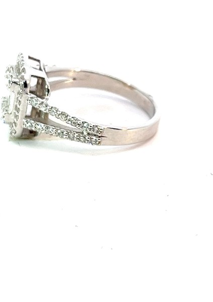 0,88 Ct 3,95 gr Yarımtur Çift Sarmal Pırlanta Yüzük fiyatları