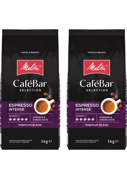 Cafebar Selection Espresso Intense Çekirdek Kahve 2X1000GR 2'li Set No.5