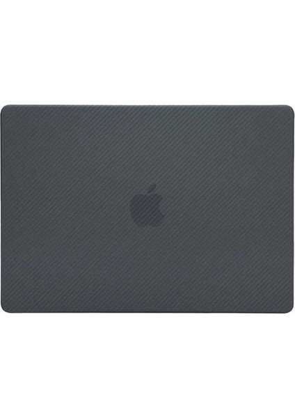 Apple Macbook 14.2' 2021 Uyumlu A2442 Msoft Carbon Fiber Tasarımlı Kapak