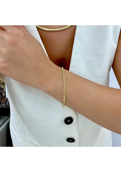 Doç Zincir Altın Bileklik – BLK0777