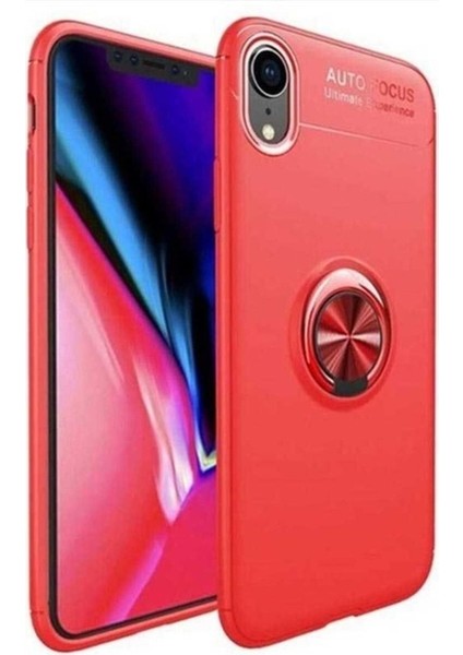 Apple iPhone Xr Uyumlu Kılıf Ravel Silikon Kapak, Kırmızı