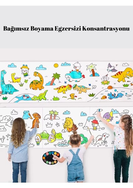 Yapışkanlı Boyama Rulosu (86X20 Cm.)