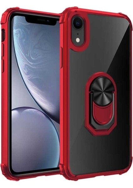 Apple iPhone Xr Uyumlu Kılıf Mola Kapak, Kırmızı