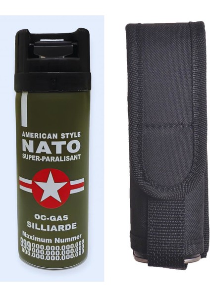 Nato Spreyi Biber Yaşartıcı Gazı + Kılıfı (50ML) Orjinal