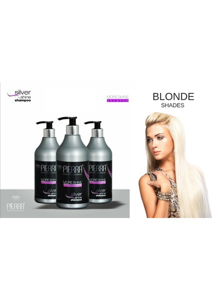 Silver Shine Mor Şampuan Sarı Boyalı Saç Şampuanı 500ML