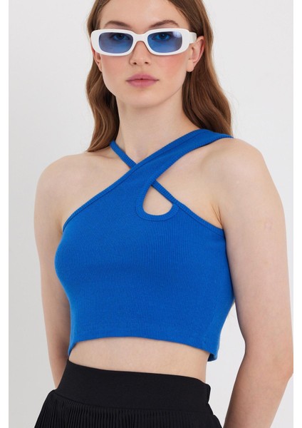 Kadın Askılı Crop Kaşkorse Saks fiyatları