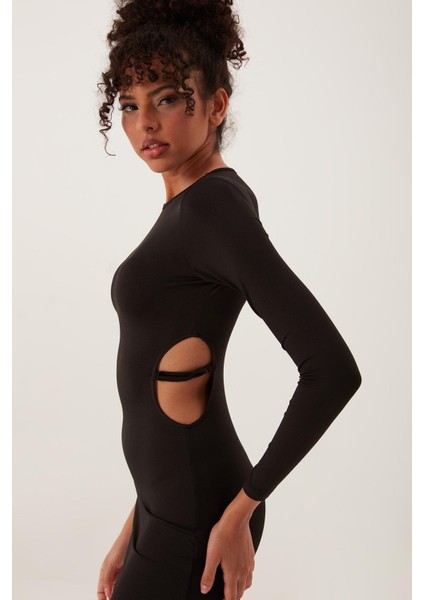 Kadın Dekolteli Allegro Kumaş Elbise Siyah fiyatları